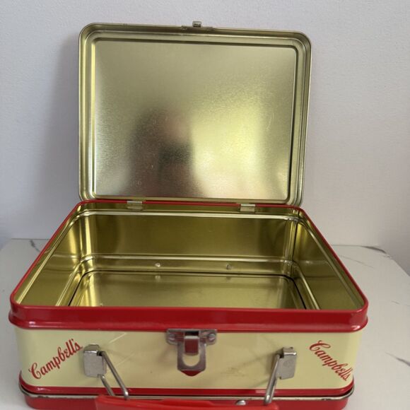 VTG. 1998 CAMPBELL'S SOUP KIDS TOMATO SOUP METAL LUNCH BOX - Picture 2 of 9